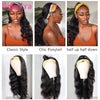 Headband Wig Human Hair Body Wave Wig 180% Density Remy Human Hair Wigs