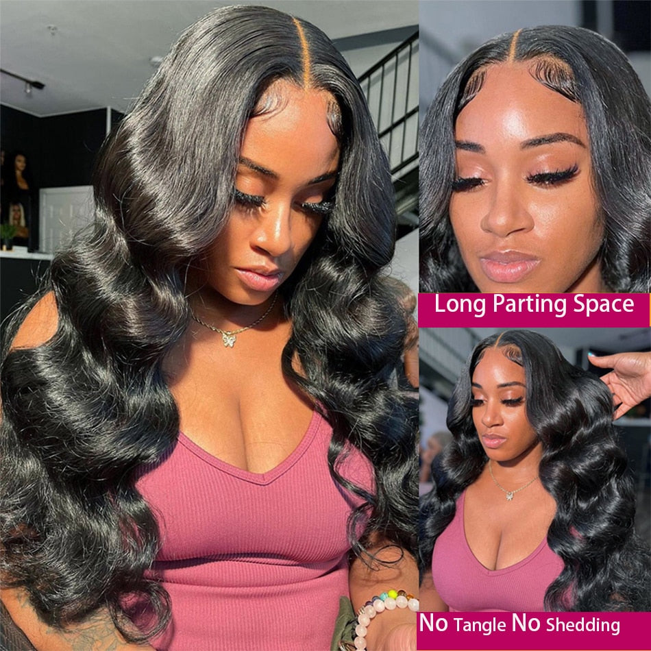 13X6 Hd Lace Frontal Wig 32 40 Inch Body Wave Lace Front Wig Brazilian Wet And Wavy Human Hair Wigs