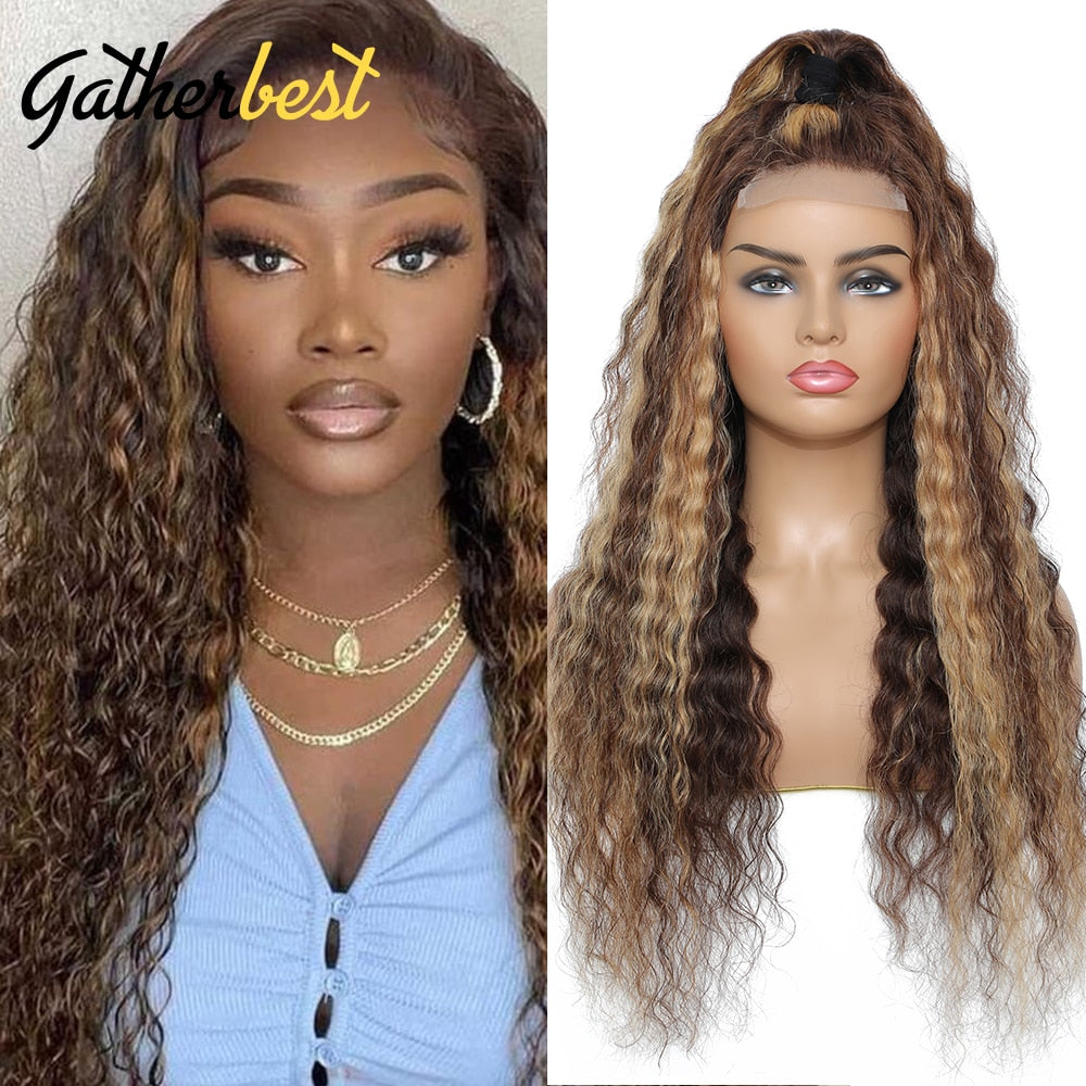 Curly Lace Front Human Hair Wigs HD Transparent Lace Wig 13x6 Human Hair