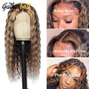 Deep Curly Lace Front Human Hair Wigs P4/27 Highlight Wig