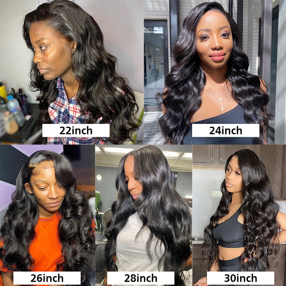 Malaysian Body Wave Lace Frontal Closure With Bundles 100% Human Hair Bundles