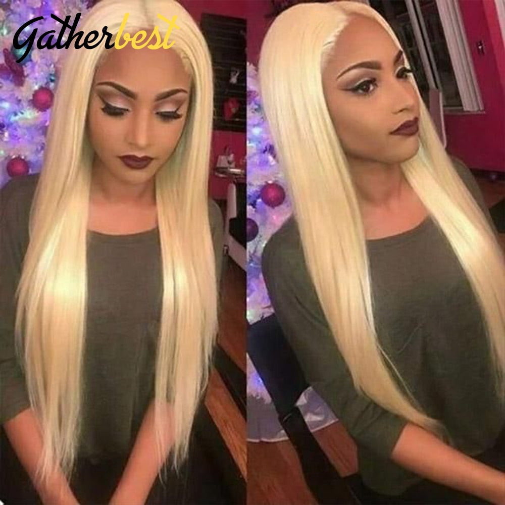 Lace Frontal Wig 13x4 Bone Straight Lace Front Wig Transparent Lace Wigs