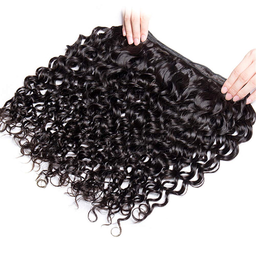 Peruvian 10A  Water Wave Bundles Unprocessed Curly Human Hair Bundles Weave Remy WaterWave Hair