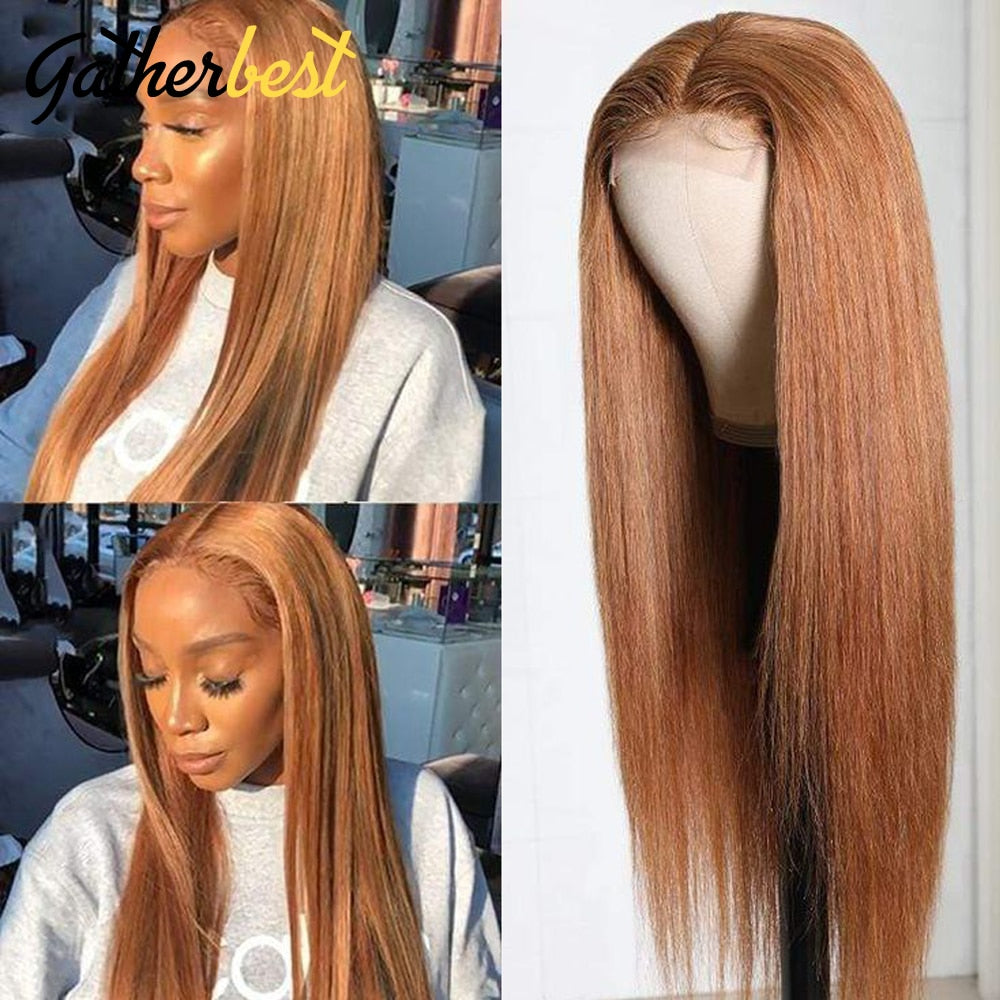 Straight Wig For Women 30 32 Inch 180% Density Straight Lace Front Wig Human Hair Natural Wig