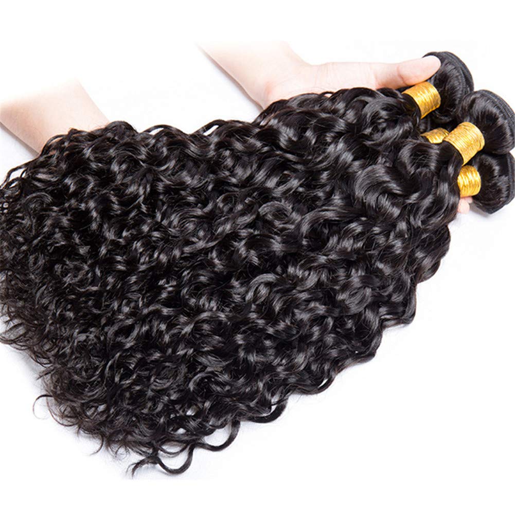 Peruvian 10A  Water Wave Bundles Unprocessed Curly Human Hair Bundles Weave Remy WaterWave Hair