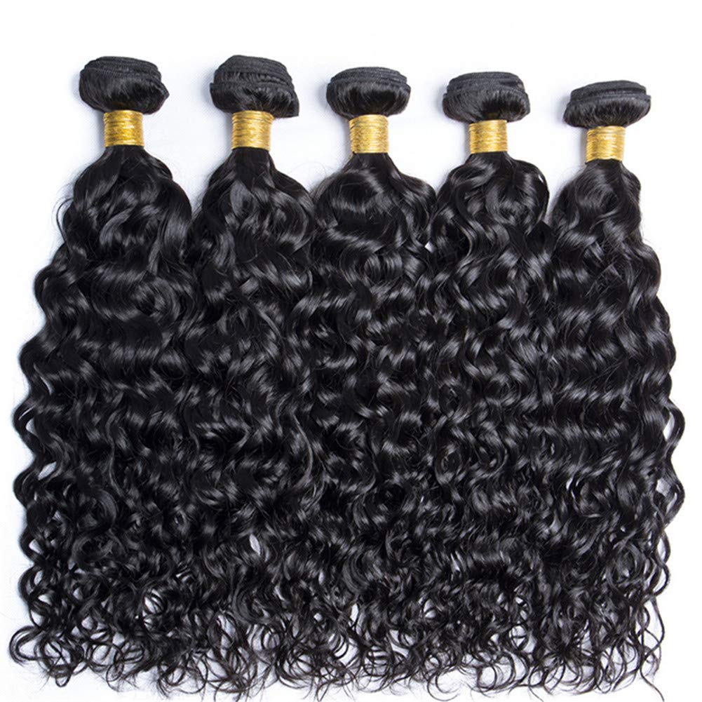 Peruvian 10A  Water Wave Bundles Unprocessed Curly Human Hair Bundles Weave Remy WaterWave Hair