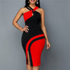 Nightclub Fashion Slit Bodycon Slip Dress Summer Sleeveless Vintage Sexy Y2K Dresses For Women