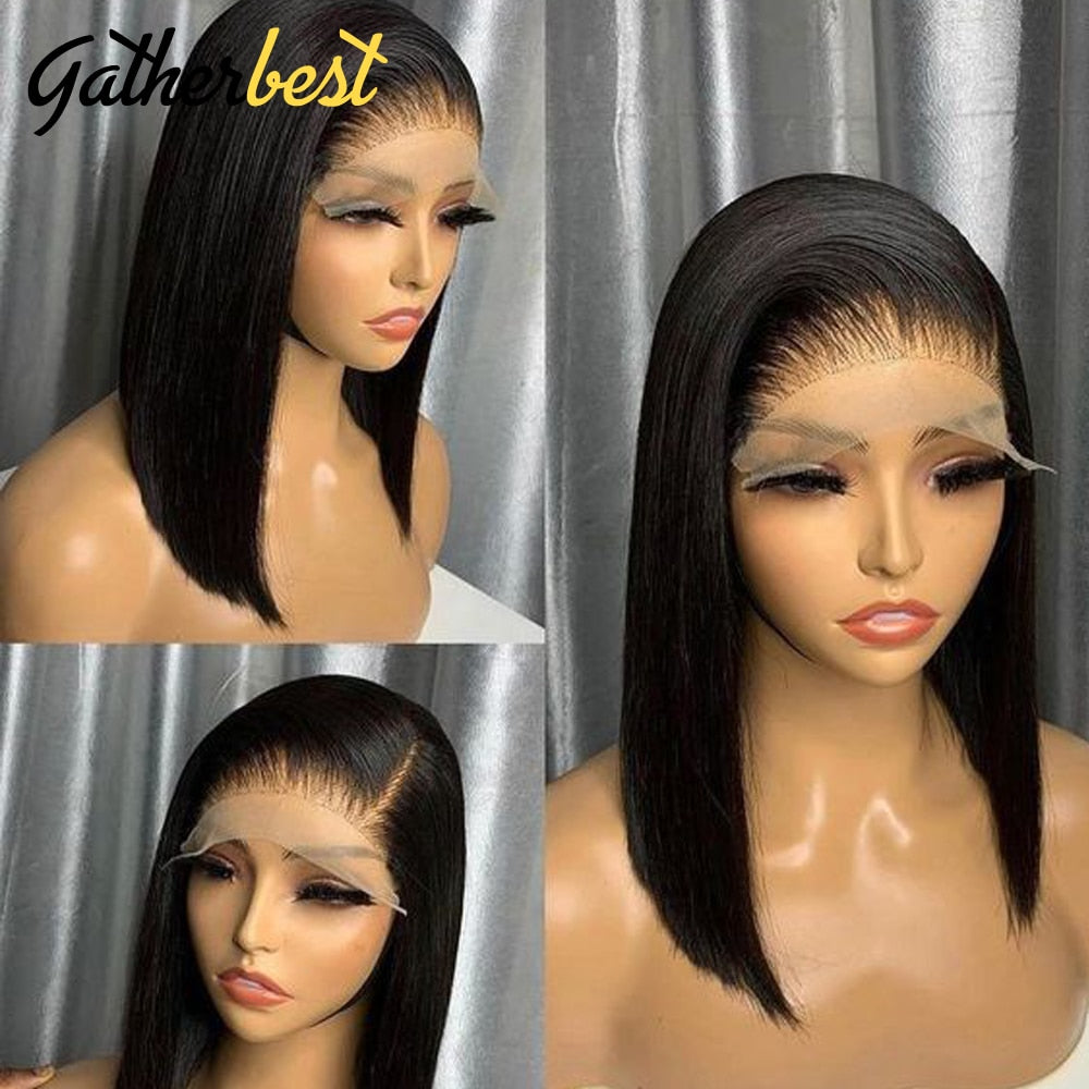 Bob Wig Lace Front Human Hair Wigs Straight Hair With 5x5 Closure Wig 13x4