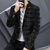 Mens Blazers Slim Fit Suits for Men Business Formal Coat Mens Wedding Suit