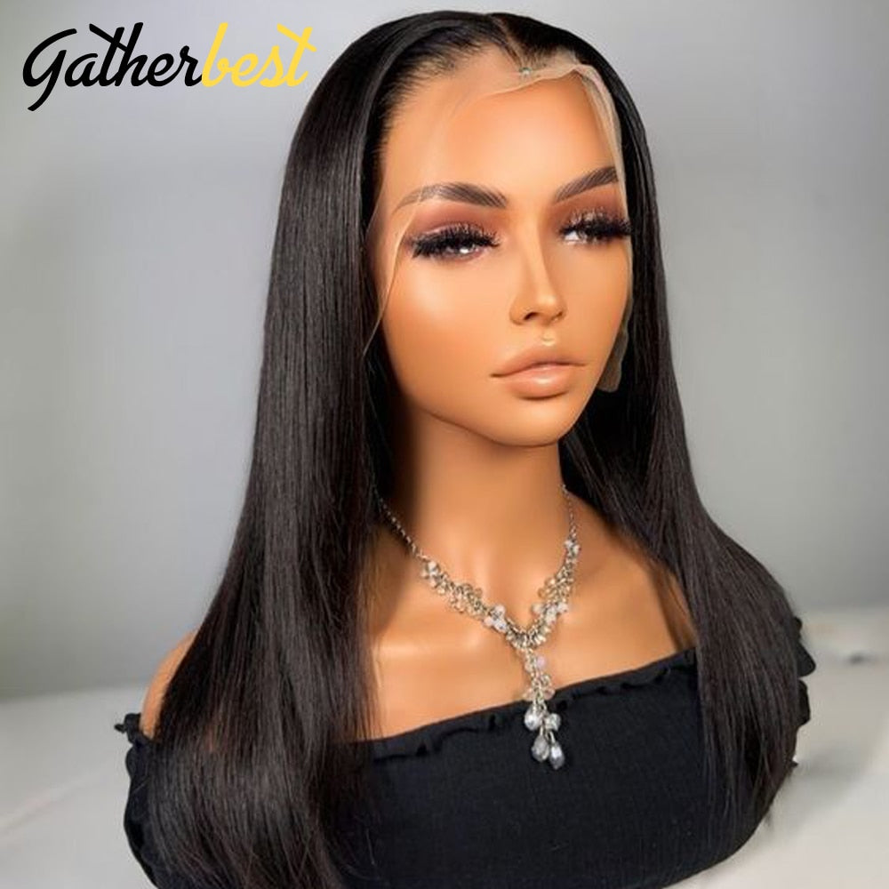 Straight Lace Front Wigs 13x4 Transparent Frontal Wigs For Black Women 22 Inches 5x5 Lace Closure Wigs