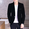 5XL New Autum Velvet Wedding Dress Coat Mens Blazer Jacket Fashion Casual Suit Jacket Stage Men's