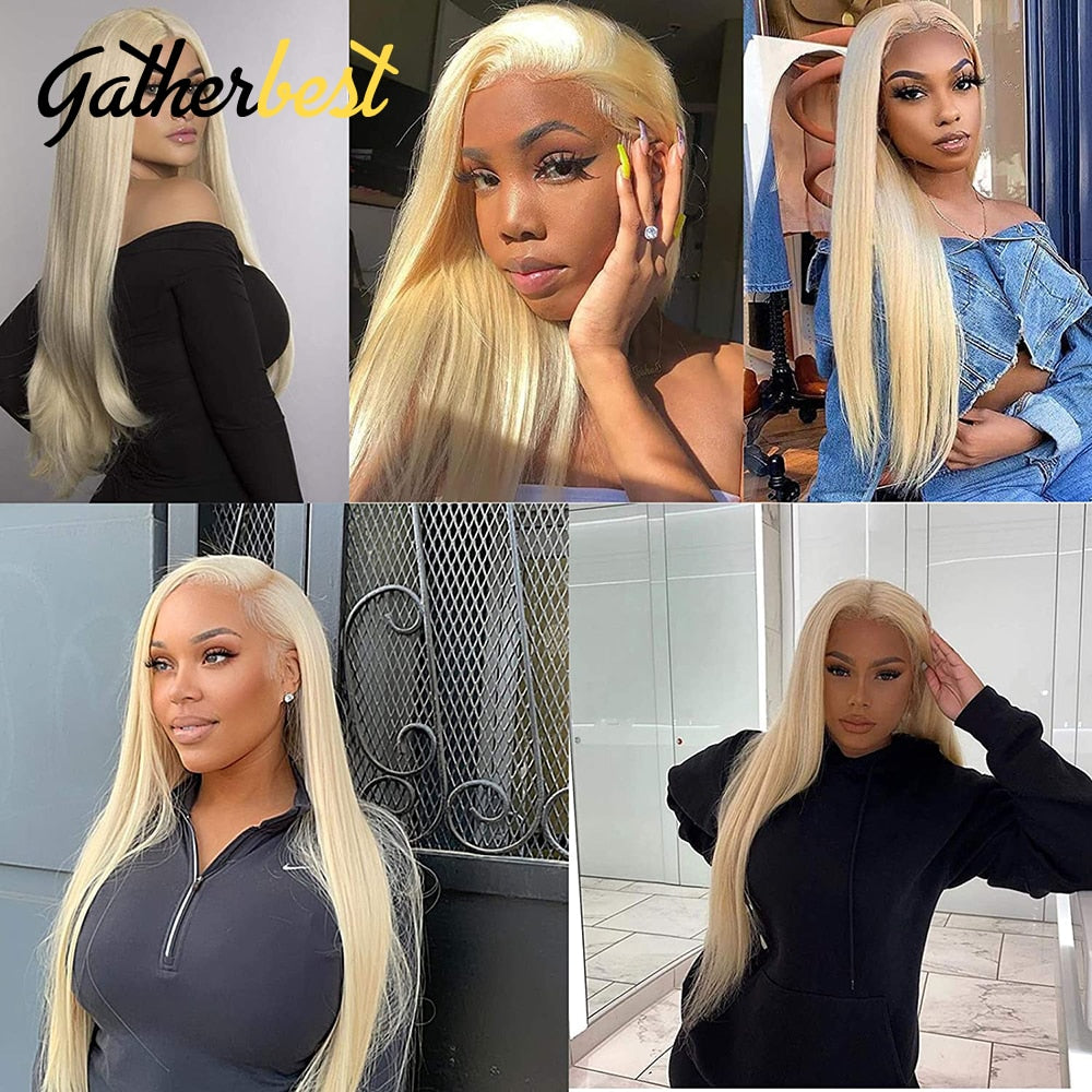 Lace Frontal Wig 13x4 Bone Straight Lace Front Wig Transparent Lace Wigs